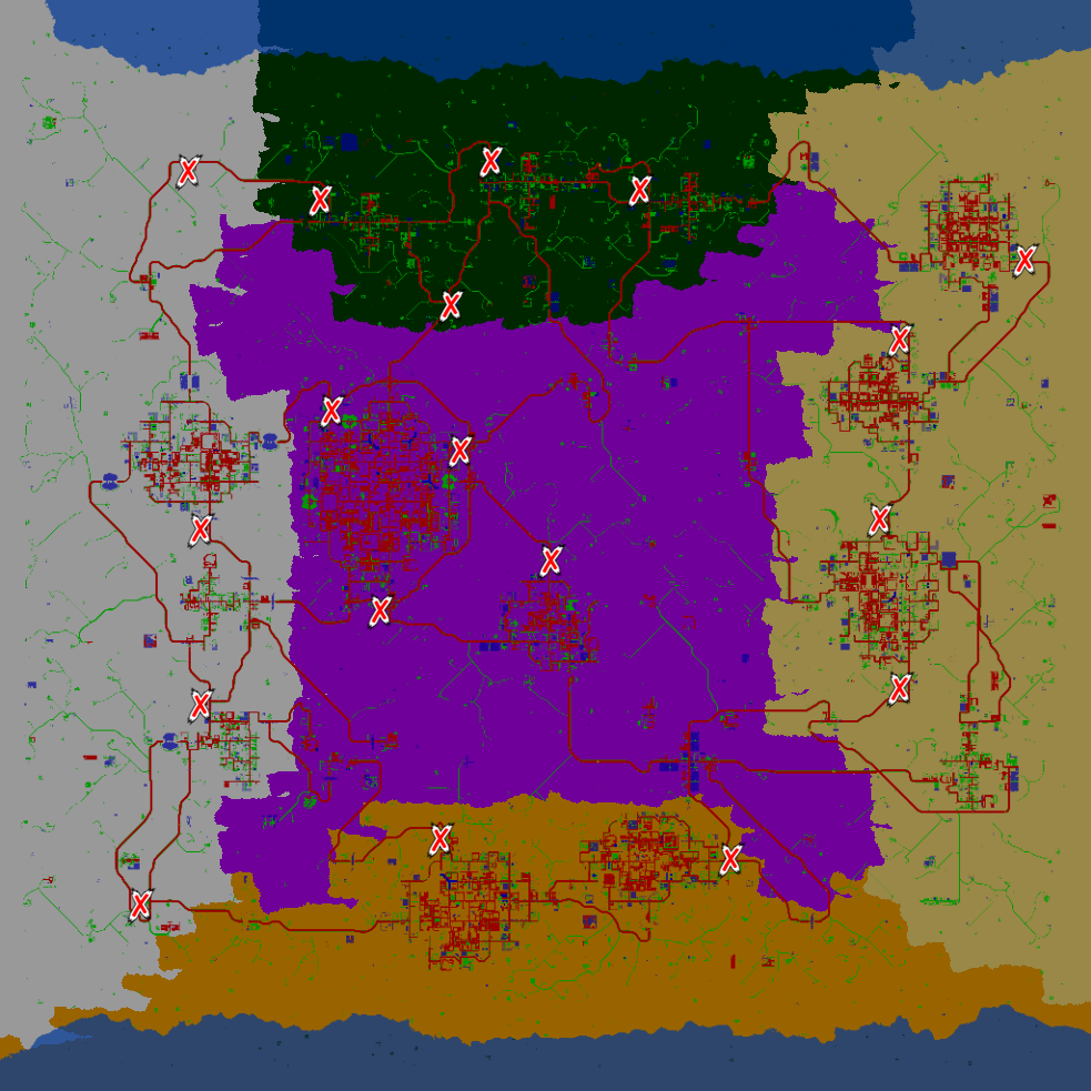 Current Rebirth World Map