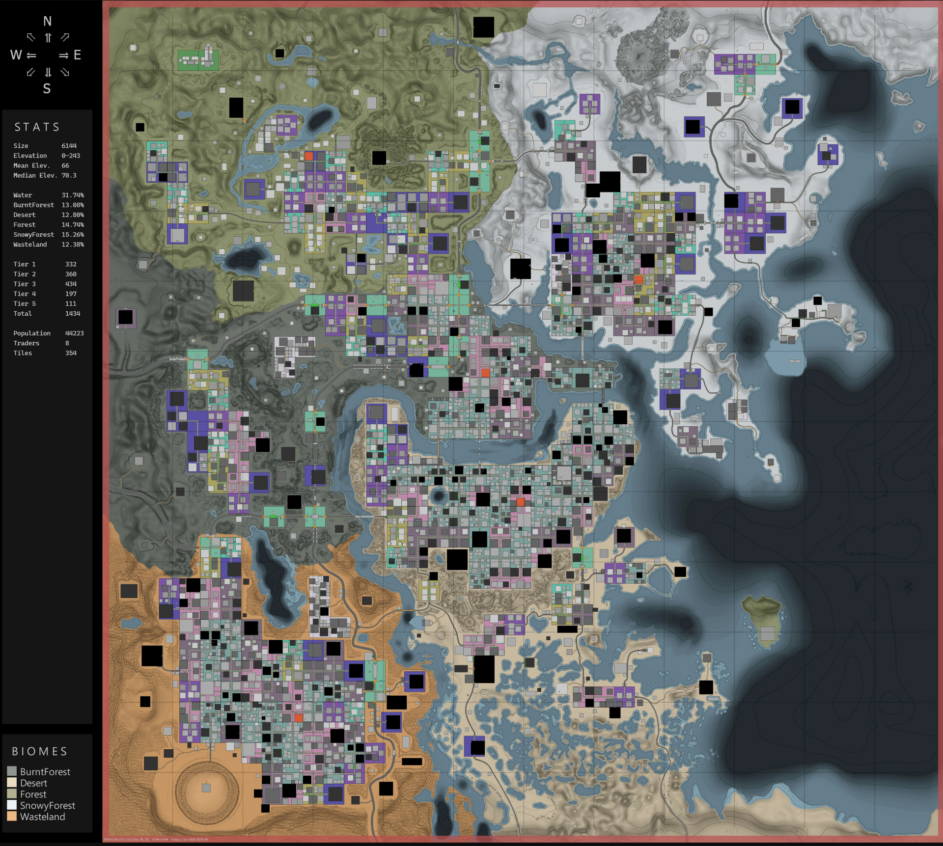 Current Wasteland World Map
