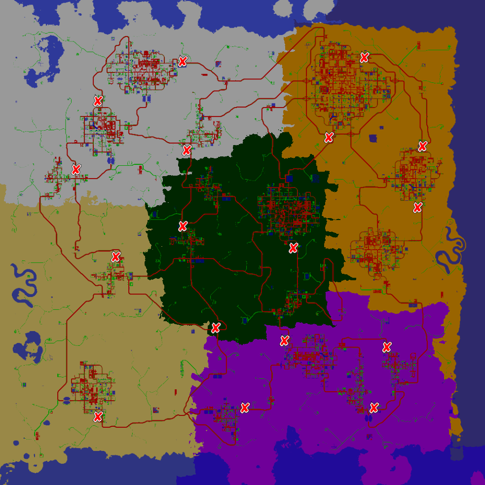 Current Rebirth World Map