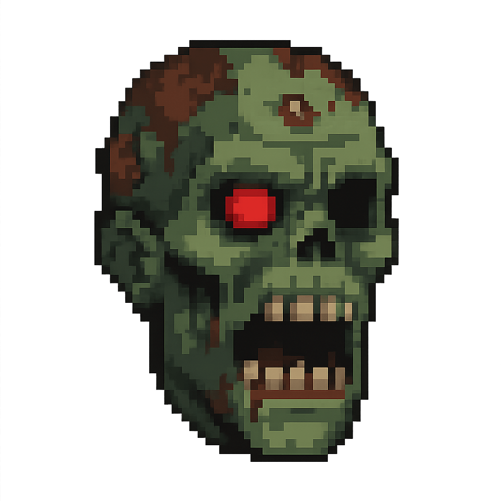 Zombie Head Left